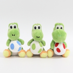 3 Styles 11*7*6CM Super Mario Bro Yoshi Cartoon Anime Plush Toy Pendant