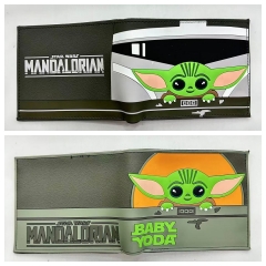 2 Styles Star Wars Yoda Cartoon Purse Anime Short Wallet