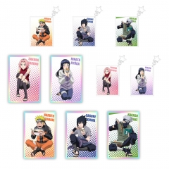 10 Styles Naruto Cartoon Anime Acrylic Keychain/Colored Paper