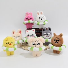 8 Styles 12*8*5CM Cute Cartoon Anime Plush Toy Pendant