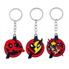 3 Styles Marvel's The Avengers Cartoon Anime Alloy Keychain