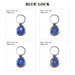 6 Styles Blue Lock Cartoon Alloy Anime Keychain