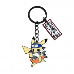 2 Styles Pokemon Cartoon Anime Alloy Keychain