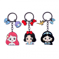 3 Styles Disney Cartoon Anime Alloy Keychain