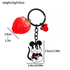 Mickey Minnie Mouse Cartoon Anime Alloy Keychain