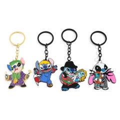 5 Styles Lilo & Stitch Cartoon Anime Alloy Keychain