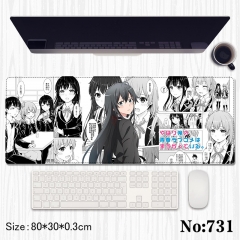 My Youth Romantic Comedy is Wrong, as I Expected Yukinoshita Yukino Cartoon Anime Mouse Pad