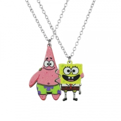 SpongeBob SquarePants Cartoon Anime Alloy Necklace