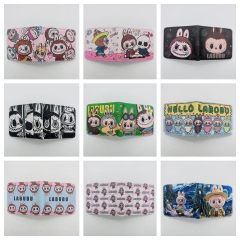 10 Styles POP MART Labubu Cartoon Purse Anime Short Wallet