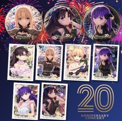 9 Styles Fate stay night Cartoon Pin Anime Brooch/Polaroid Card