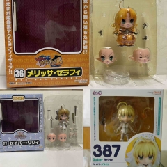 4 Styles Fate Stay Night Cartoon Anime PVC Figure
