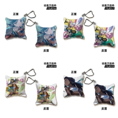 5 Styles Pokemon Cartoon Cute Design Decoration Key Ring Anime Pendant Keychain