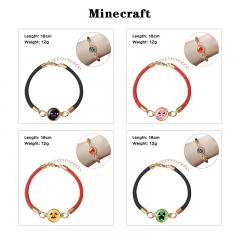9 Styles Minecraft Cartoon Anime Bracelet