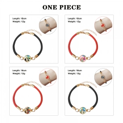 9 Styles One Piece Cartoon Anime Bracelet