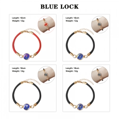 6 Styles Blue Lock Cartoon Anime Bracelet