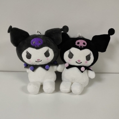 2pcs/set 10CM Sanrio Kuromi Cartoon Anime Plush Toy Pendant
