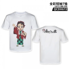 3 Styles Demon Slayer: Kimetsu no Yaiba Cartoon Pattern Anime T-shirt