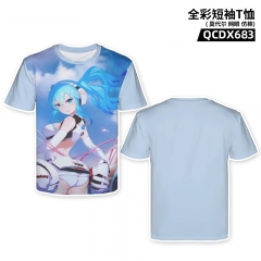 3 Styles Hatsune Miku Cartoon Pattern Anime T-shirt