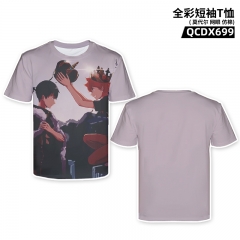 2 Styles Haikyuu Cartoon Pattern Anime T-shirt