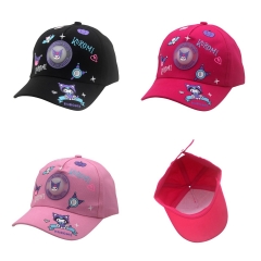 3 Styles Sanrio Kuromi Cartoon For Children's Baseball Cap Anime Hat