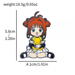 Card Captor Sakura Cartoon Pin Anime Alloy Brooch
