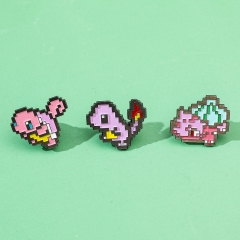 3 Styles Pokemon Cartoon Pin Anime Alloy Brooch