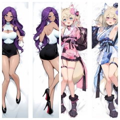 2 Styles 2 Sizes Vtuber Cartoon Square Anime Pillow Case