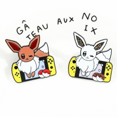 2 Styles Pokemon Cartoon Pin Anime Alloy Brooch
