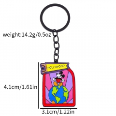 Disney Mickey Mouse Cartoon Anime Alloy Keychain