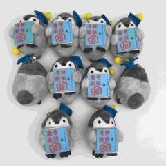 10pcs/set 9CM  Penguins Cartoon Anime Plush Toy Pendant