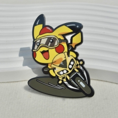50mm Pokemon Pikachu Cartoon Pin Anime Alloy Brooch