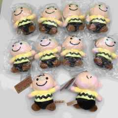 10pcs/set 13CM Snoopy Cartoon Anime Plush Toy Pendant