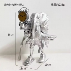 银色融合版木棍人18cm