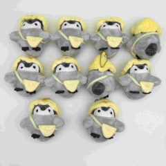 10pcs/set 9CM  Penguins Cartoon Anime Plush Toy Pendant