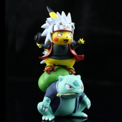 （Kraft Box）12CM Pokemon Pikachu Cos Naruto Jiraiya Anime Figure Model Toy Doll