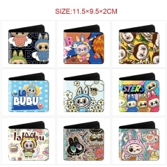 18 Styles POP MART Labubu Cartoon Short Purse Anime Wallet