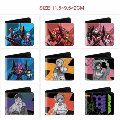 9 Styles EVA/Neon Genesis Evangelion Cartoon Short Purse Anime Wallet