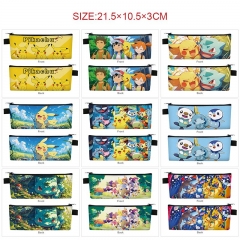 13 Styles Pokemo Cartoon Pattern Pencil Case Anime Pencil Bag