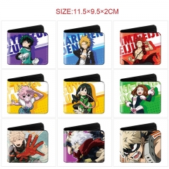10 Styles My Hero Academia Cartoon Short Purse Anime Wallet