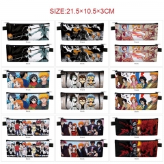 15 Styles Bleach Cartoon Pattern Pencil Case Anime Pencil Bag