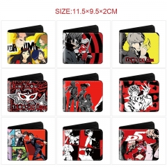 10 Styles Persona Cartoon Short Purse Anime Wallet