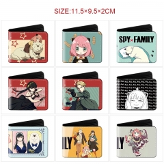 9 Styles SPY×FAMILY Cartoon Short Purse Anime Wallet