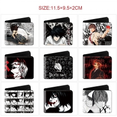 9 Styles Death Note Cartoon Short Purse Anime Wallet