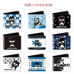 9 Styles Sanrio BADBADTZ-MARU Cartoon Short Purse Anime Wallet