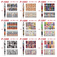 海贼王-11款 动漫圆珠笔12各一套