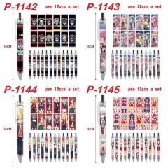 佐贺偶像是传奇-8款 动漫圆珠笔12各一套