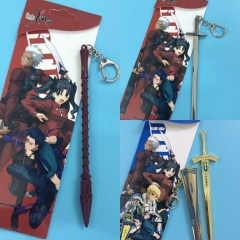 3 Styles Fate/Stay Night Cartoon Anime Alloy Keychain