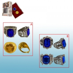 2 Styles 2pcs/set Kuroshitsuji/Black Butler Cartoon Anime Ring