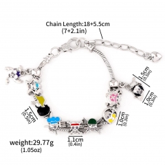 One Piece Monkey D Luffy Cartoon Anime Alloy Bracelets
