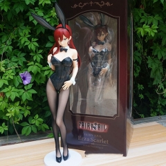 国产mx妖尾艾露莎兔女郎手办红发御姐1/4模型站姿摆件妖精的尾巴